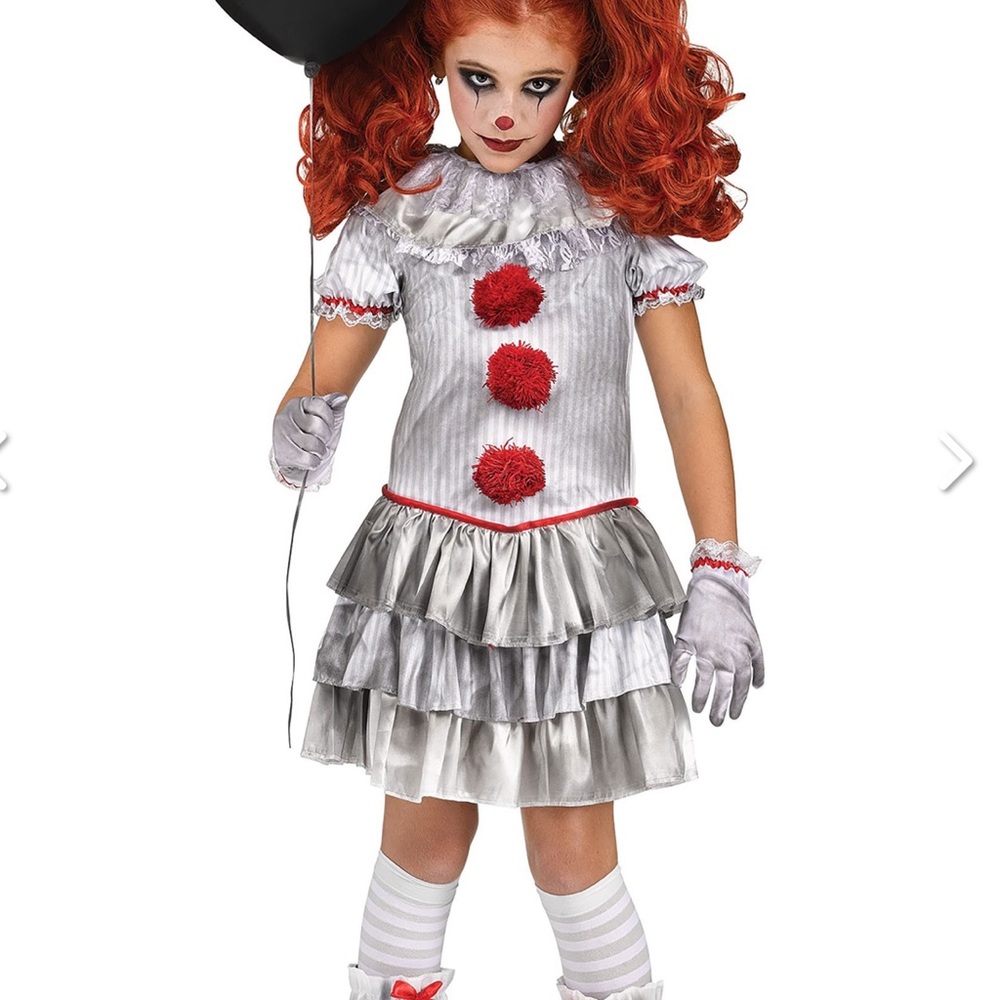 Carnevil Clown costume - large youth (10-12)